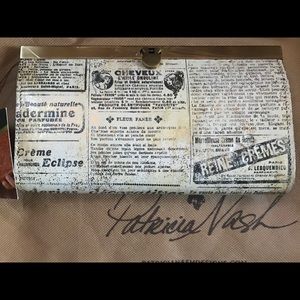 Patricia Nash Newsprint Cauchy Wallet NWT
